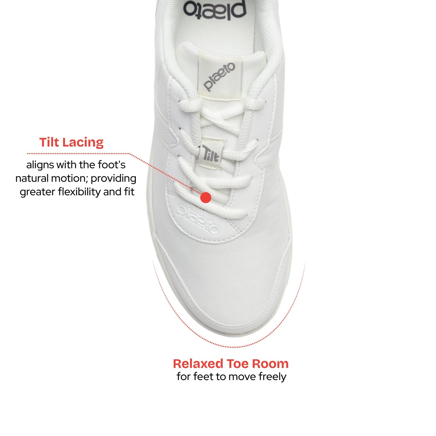 Aspire School Shoes (38 - 47 EU) - White