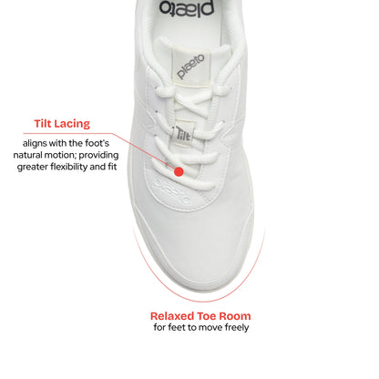 Aspire School Shoes (38 - 47 EU) - White