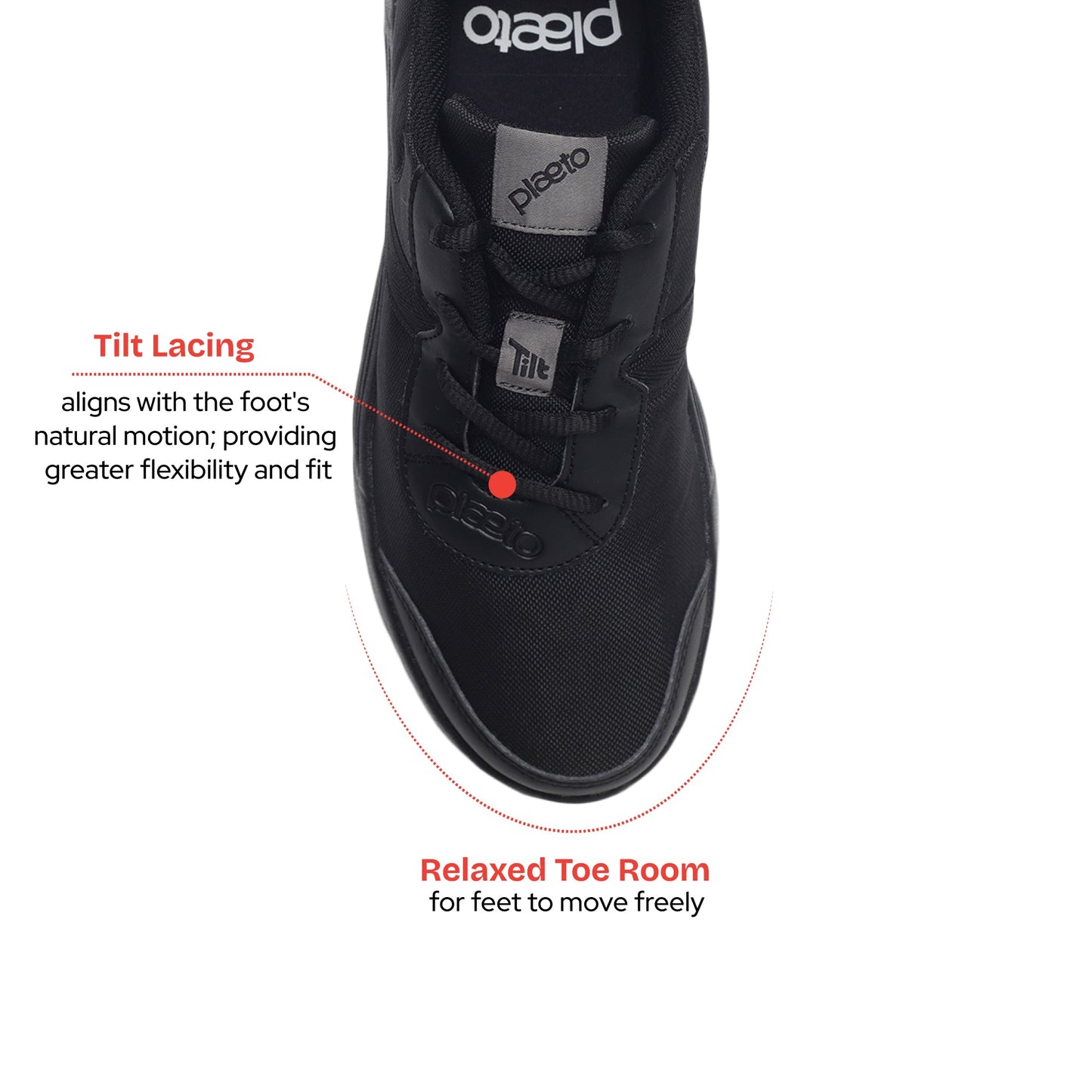 Aspire School Shoes (38 - 47 EU) - Black