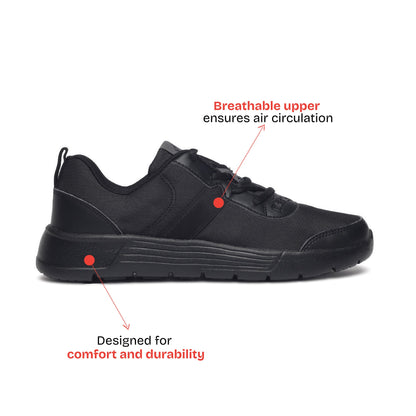 Aspire School Shoes (38 - 47 EU) - Black