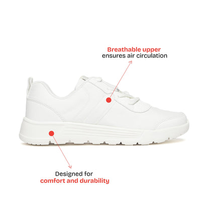 Aspire School Shoes (38 - 47 EU) - White
